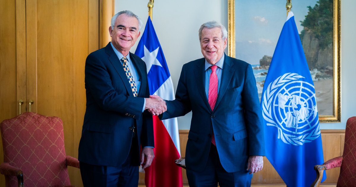 Ministro se reúne con el secretario ejecutivo de la Cepal para discutir desarrollo sostenible