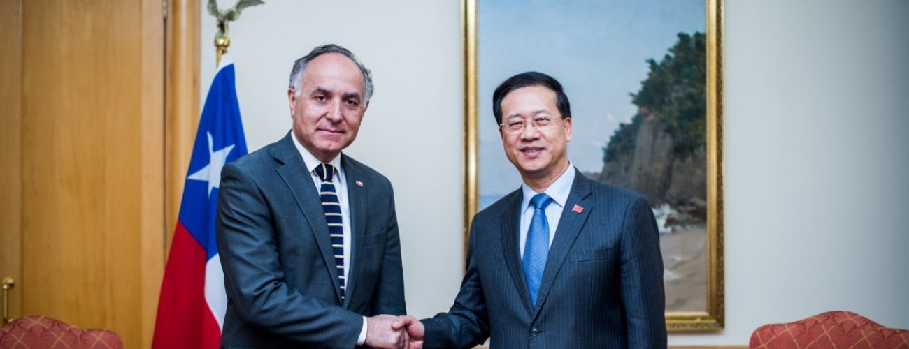 Canciller Ribera se reúne con Vice Ministro de Relaciones Exteriores de China, Ma Zhaoxu