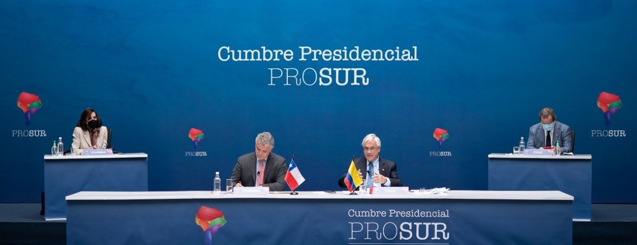 Ministro Allamand participa en cumbre de líderes de Prosur, encabezada por el Presidente Piñera