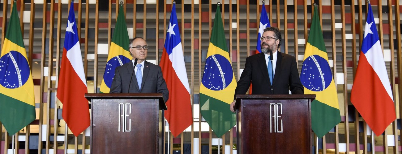 Canciller Ribera se reúne con su homólogo brasileño y se comprometen a fortalecer los vínculos de largo plazo