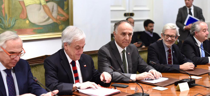 Canciller Ribera participa en Consejo de Gabinete de Ministros