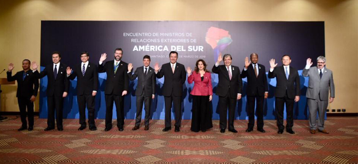 Comienza Encuentro de Ministros de Relaciones Exteriores de América de Sur